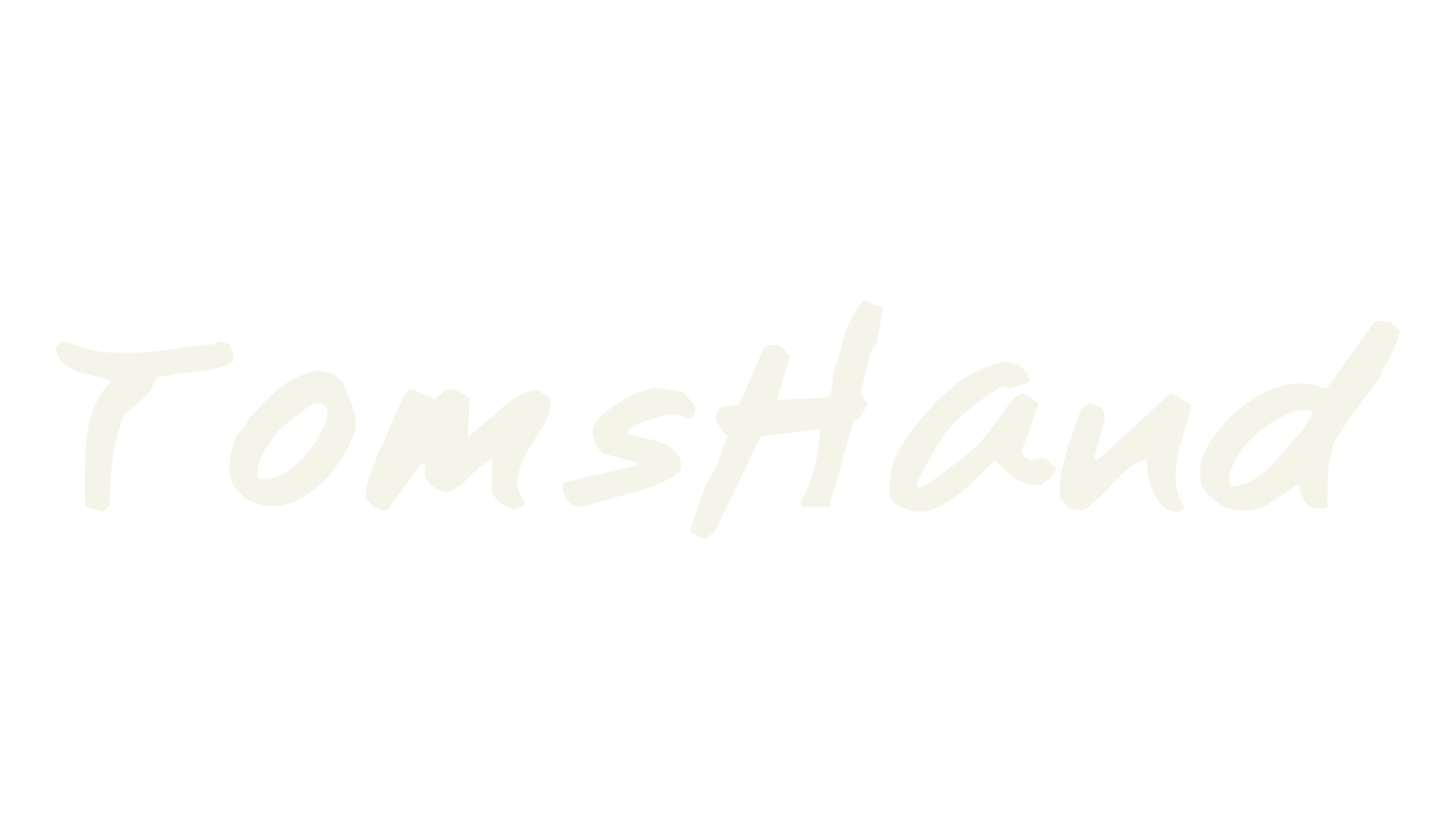 TomsHand, handwriting font preview