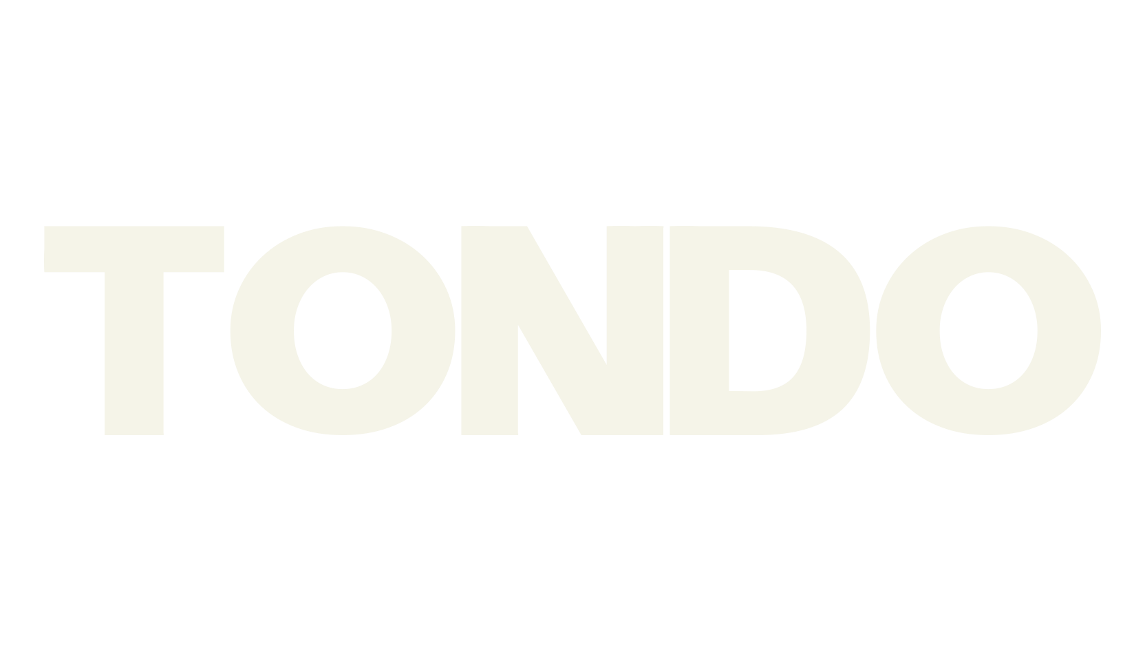 TONDO, bold font preview