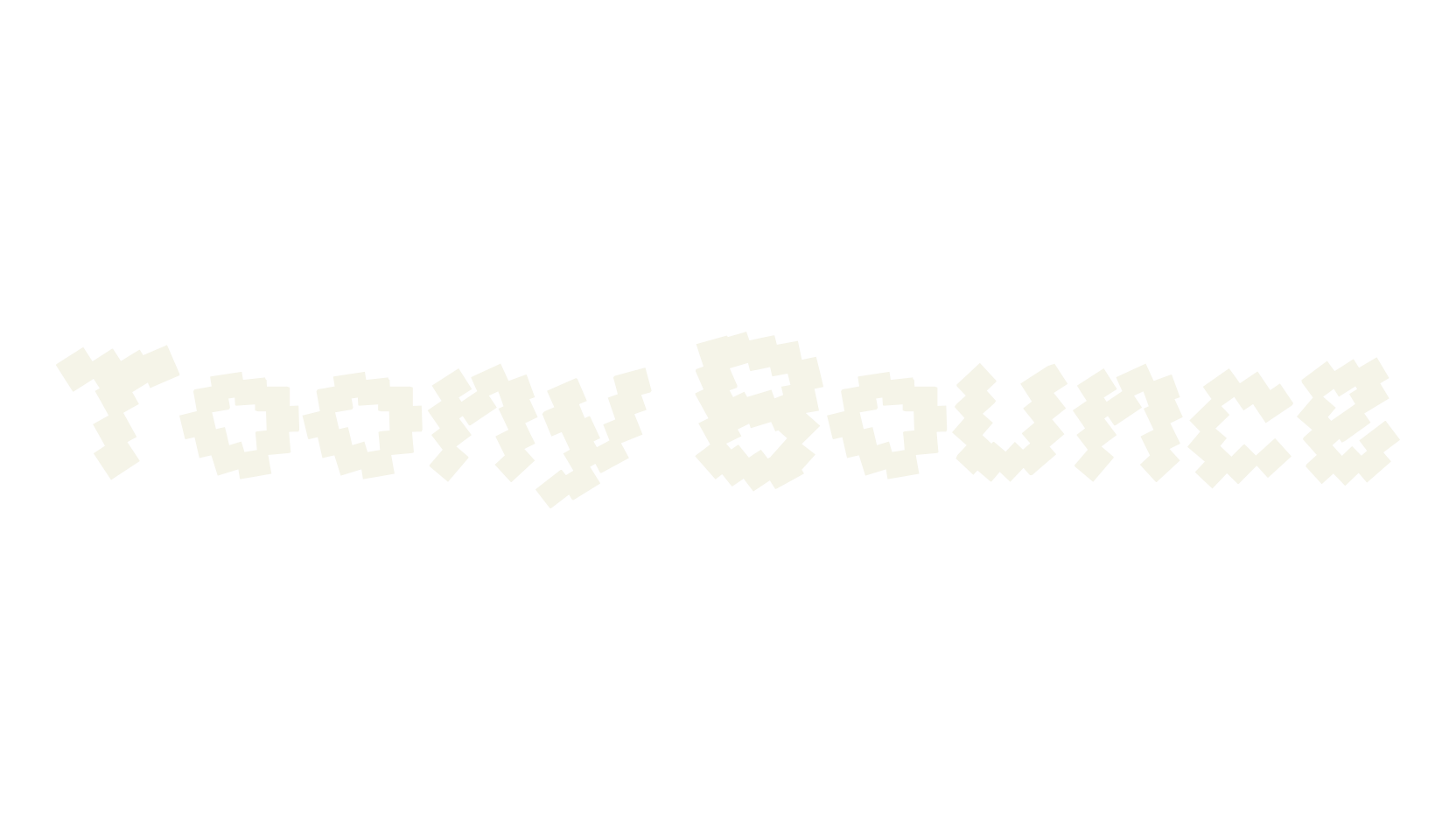 Toony Bounce, bold font preview