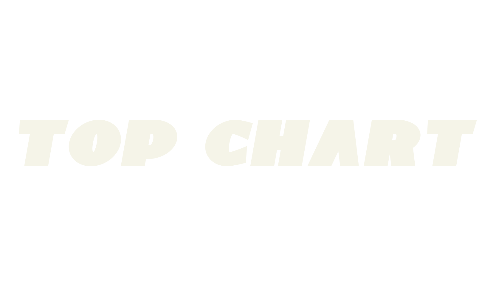 Top Chart, bold font preview