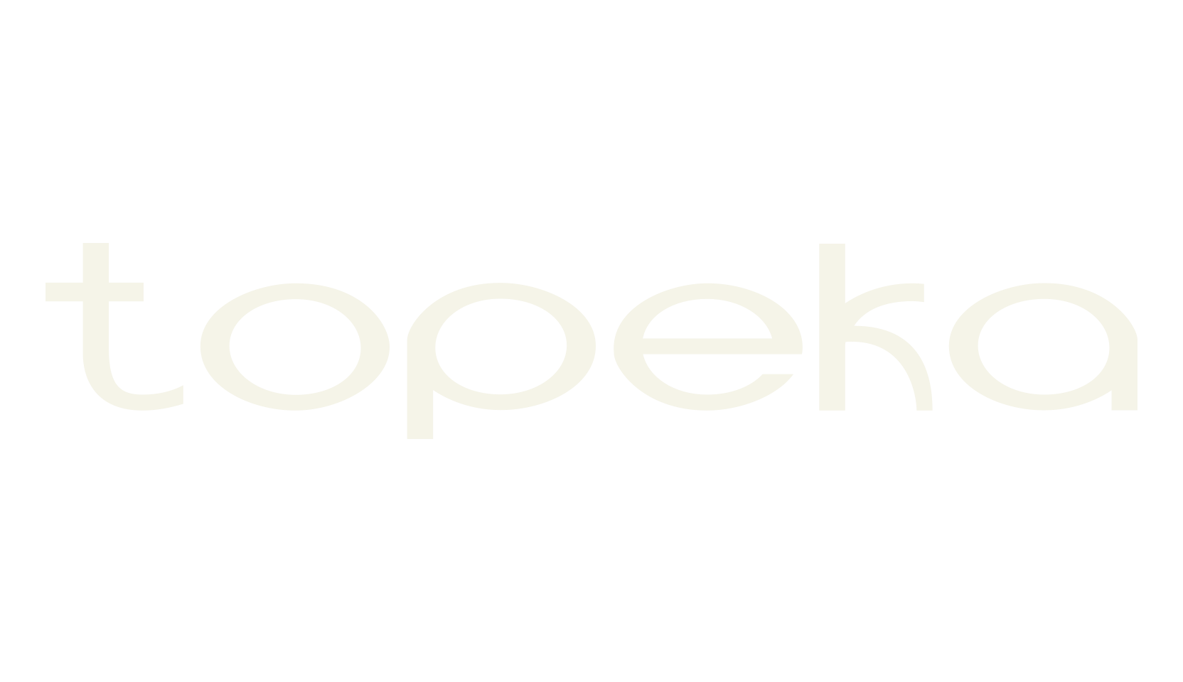 Topeka, logo font preview