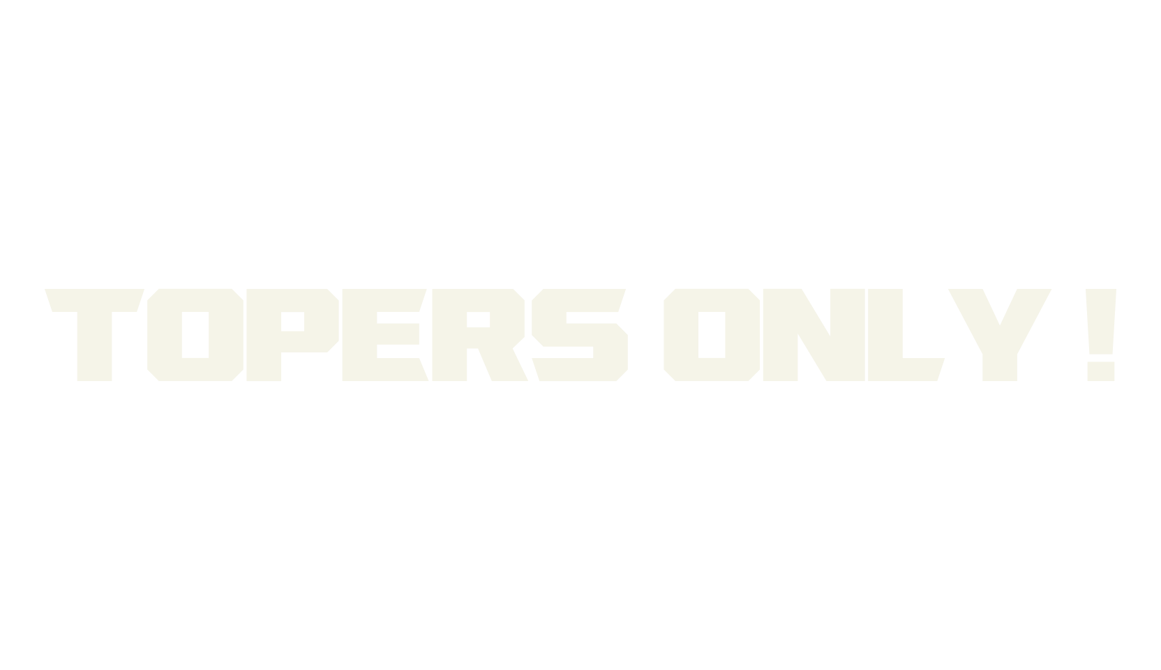 Topers ONLY !, sans font preview