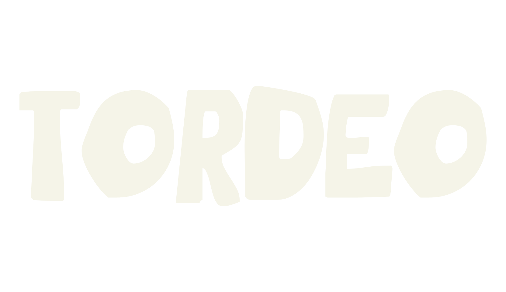 TORDEO, restaurant font preview