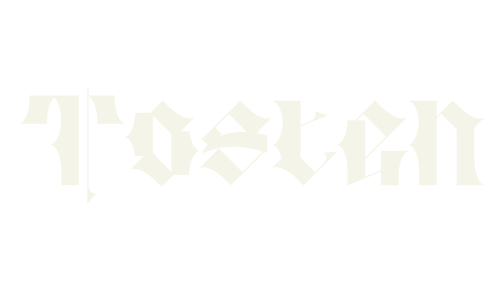 Tosten, gothic font preview