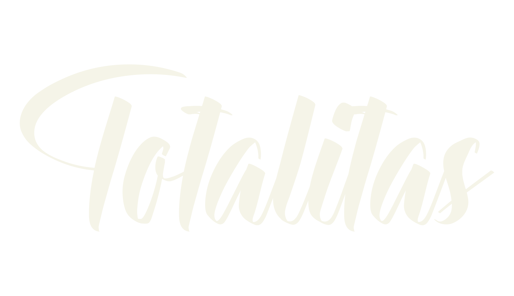 Totalitas, calligraphy font preview