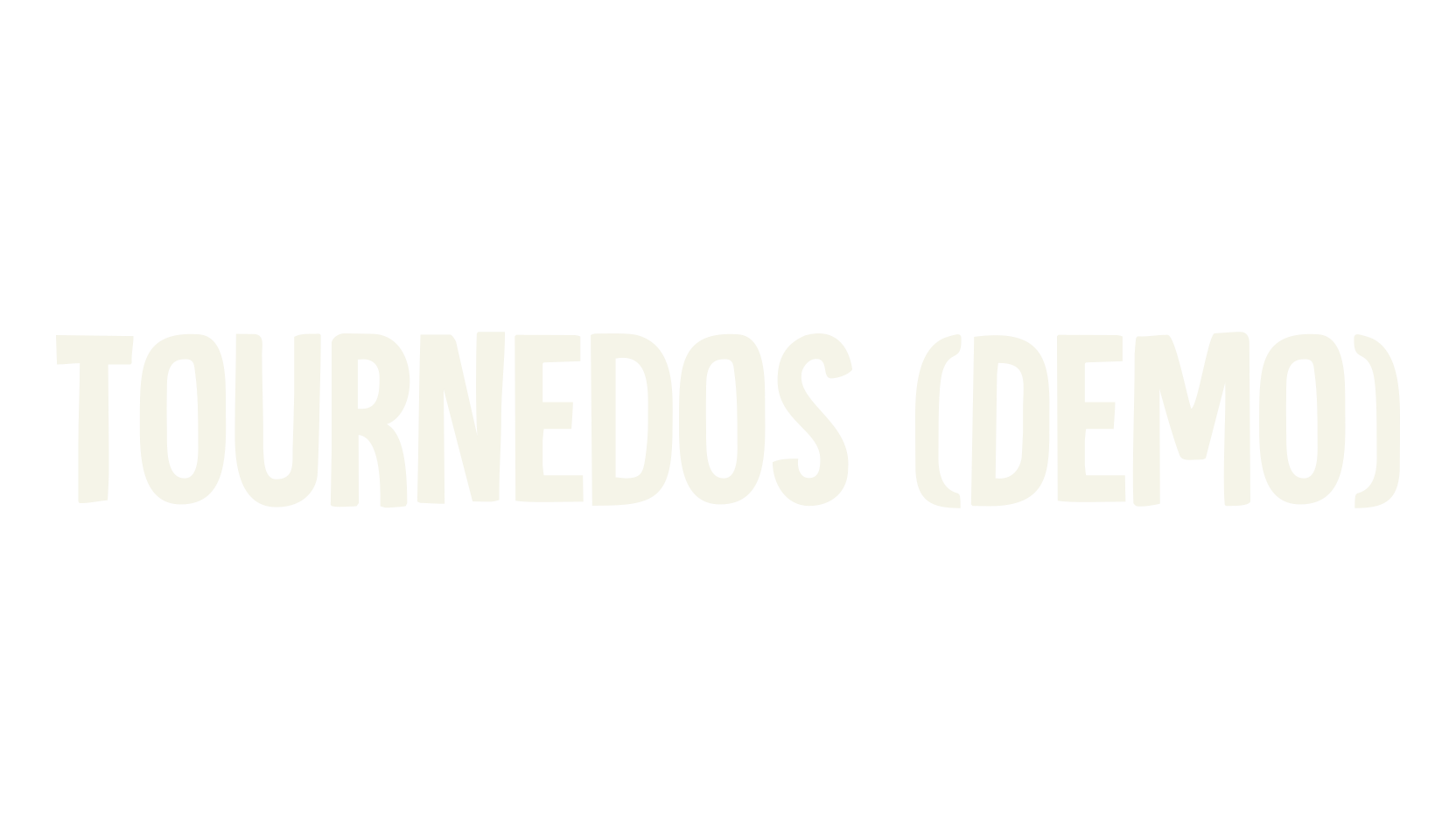 Tournedos (Demo), fashion script font preview