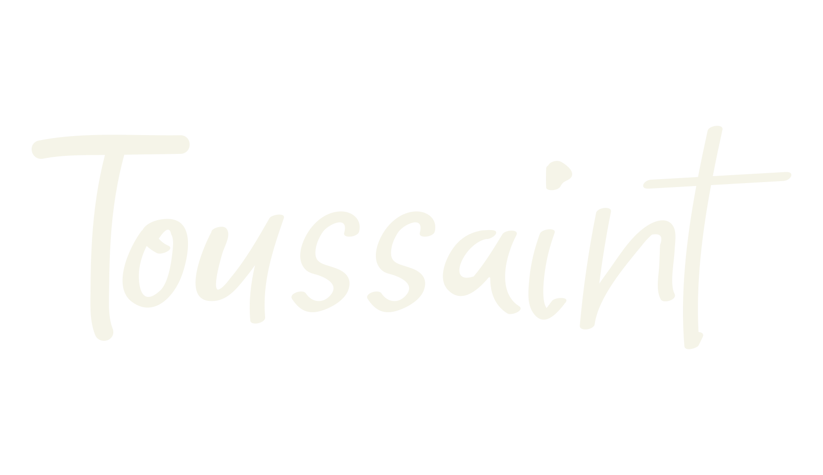 Toussaint, handwriting font preview