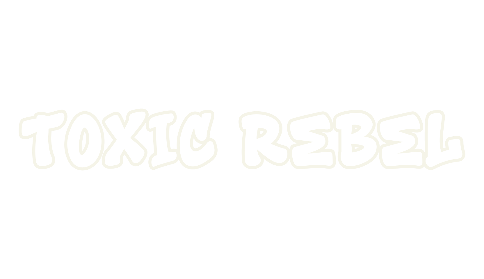 Toxic Rebel, graffiti font preview