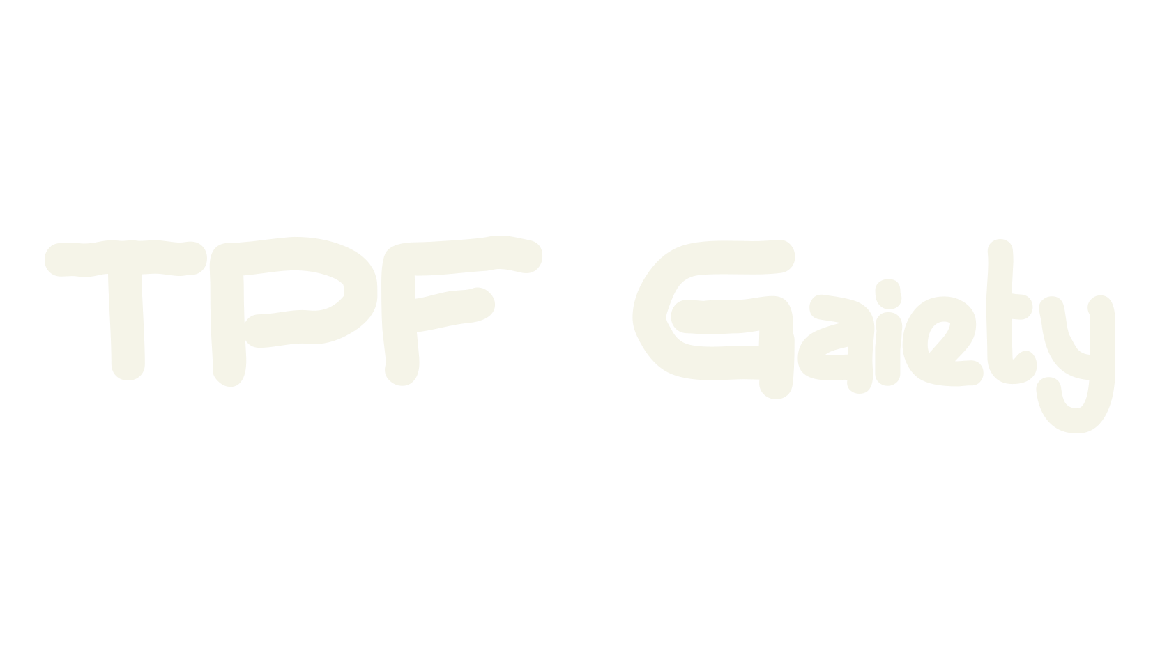 TPF Gaiety, outline font preview