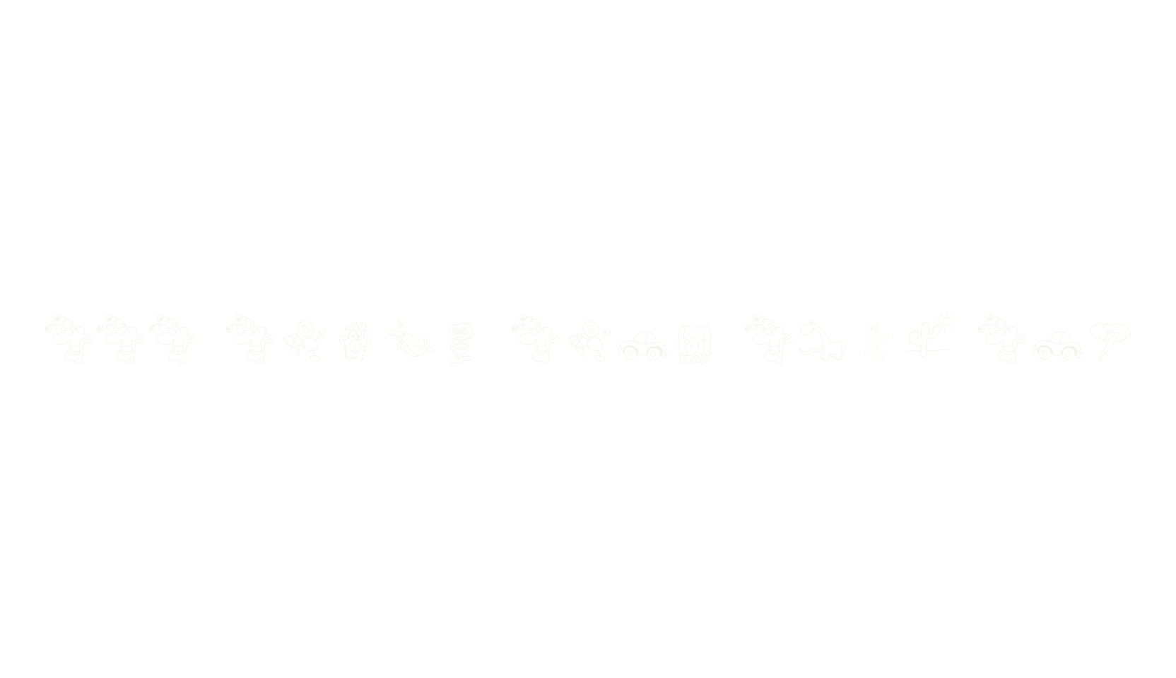 TPF Polka Your Eyes Out, cat font preview