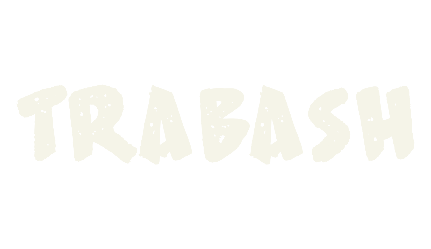 Trabash, handwritten font preview