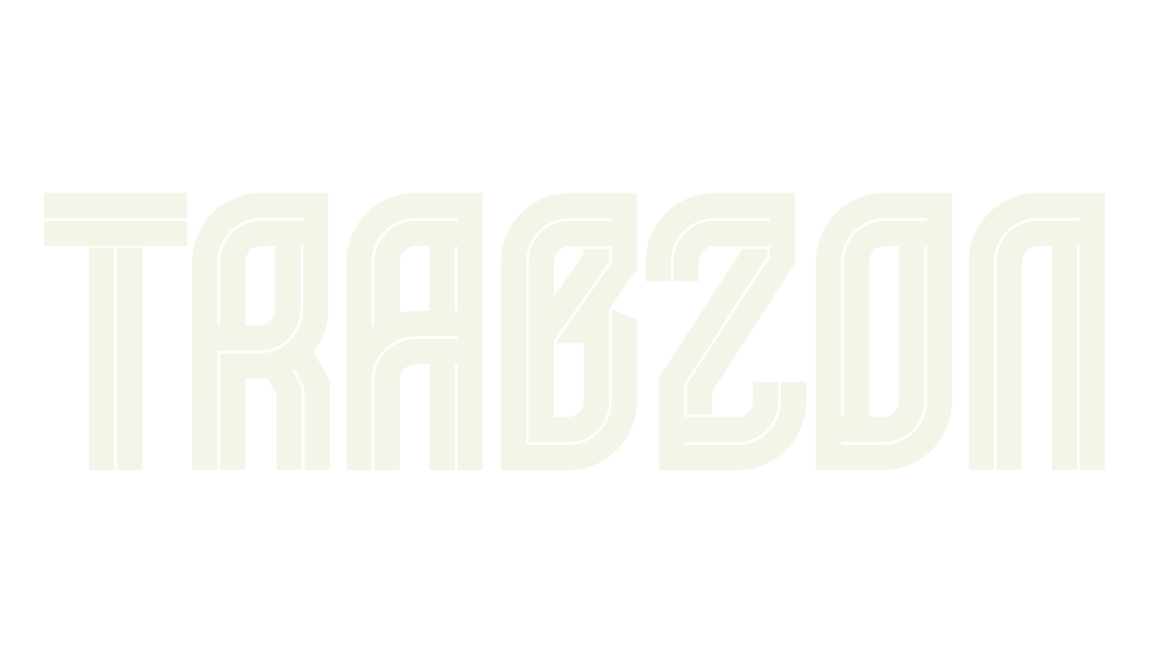 Trabzon, jersey font preview