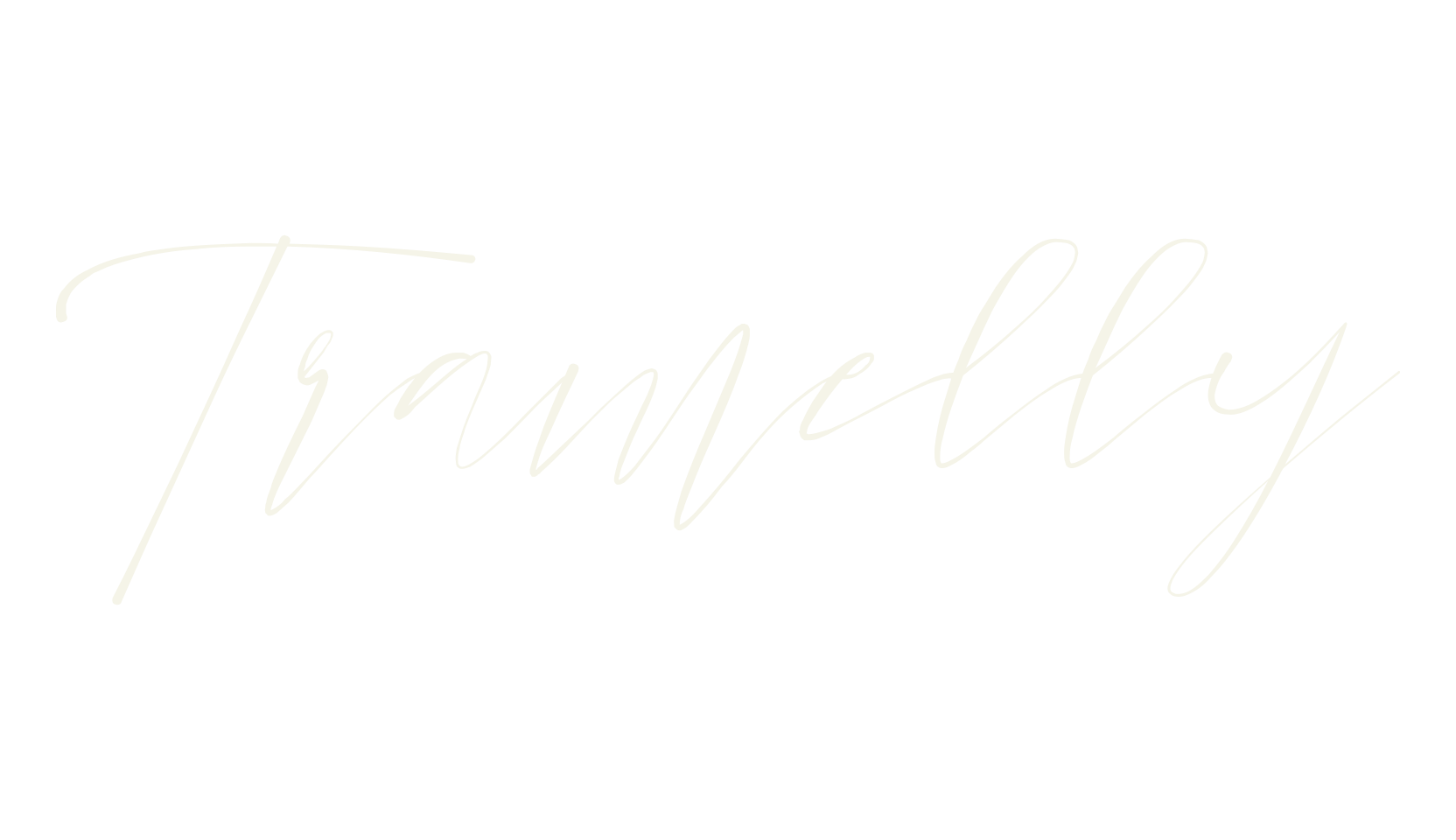 Tramelly, calligraphy font preview