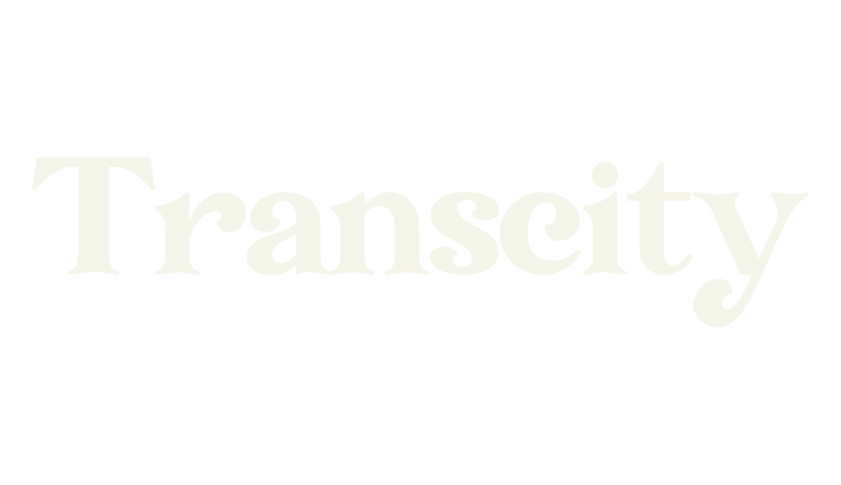Transcity, serif font preview
