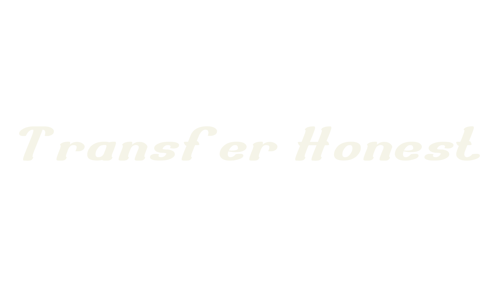 Transfer Honest, fashion script font preview