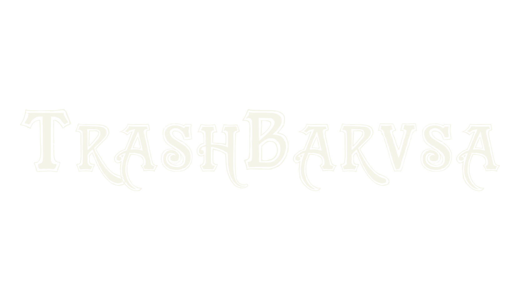 TrashBarusa, serif font preview