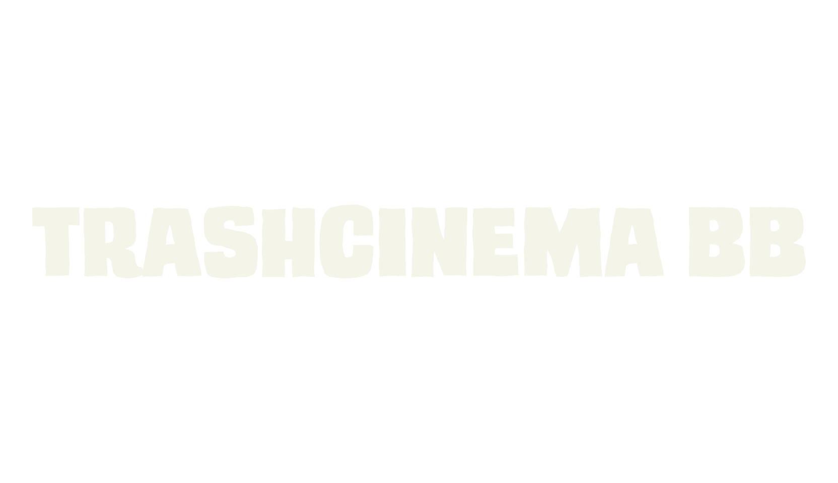 TrashCinema BB, display market font preview