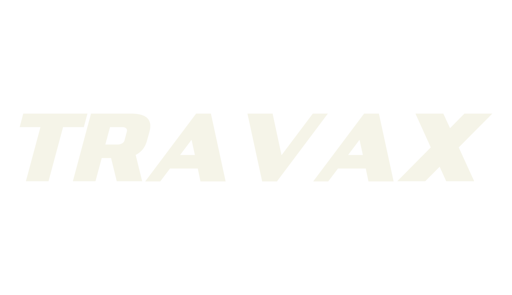 TRAVAX, racing font preview