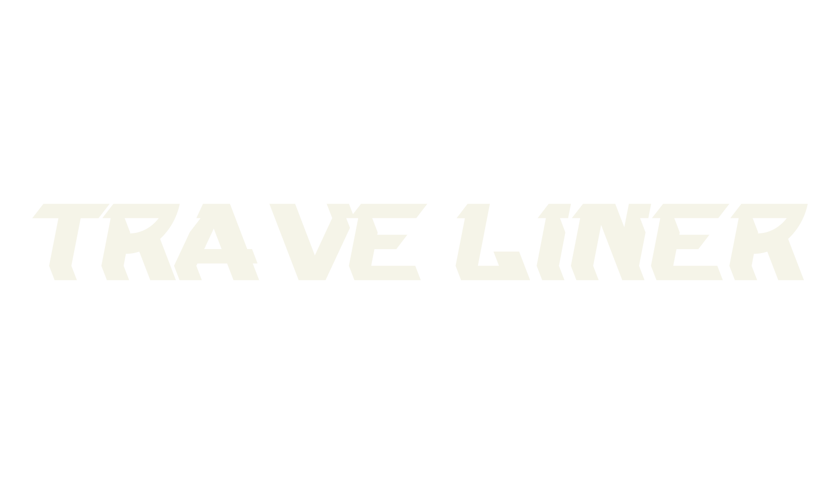 Trave Liner, racing font preview