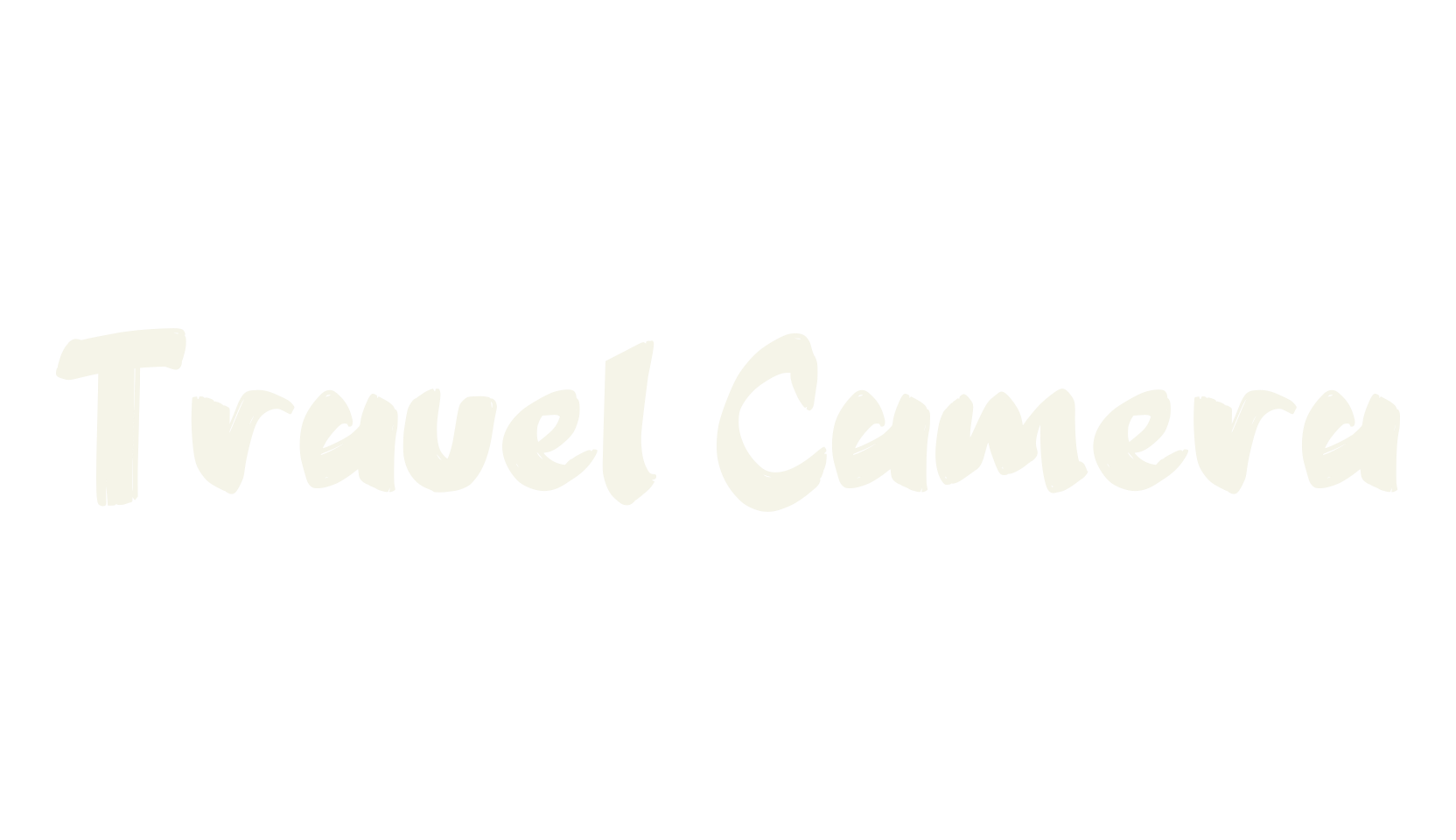 Travel Camera, bold font preview