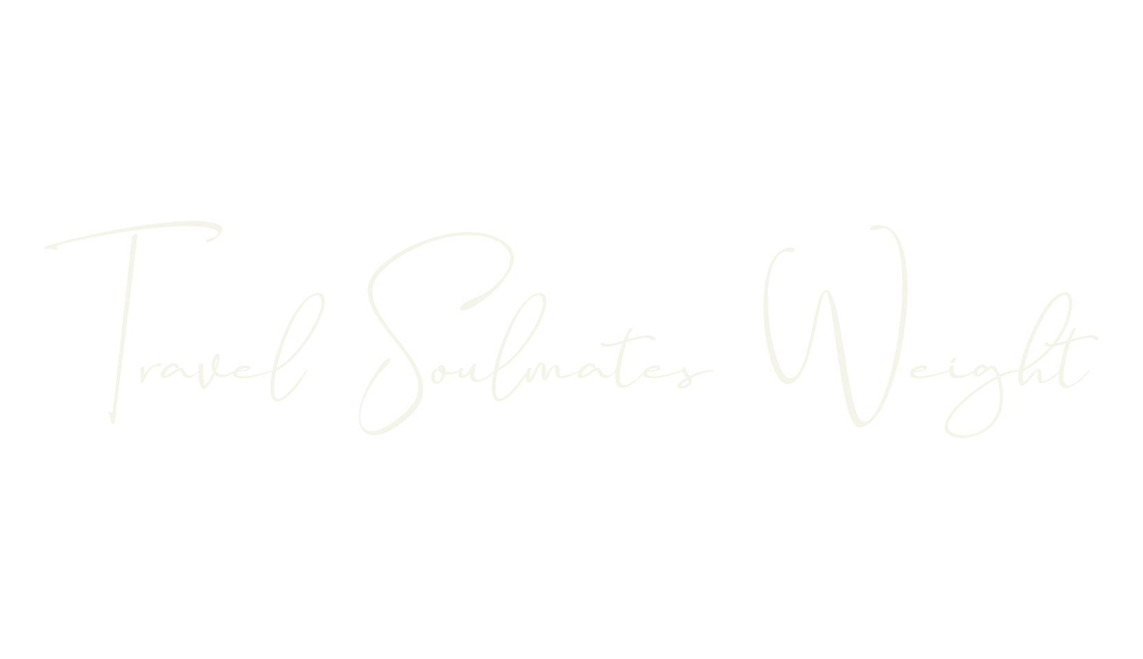 Travel Soulmates Weight, calligraphy font preview