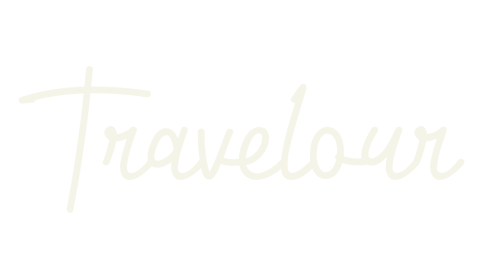 Travelour, calligraphy font preview
