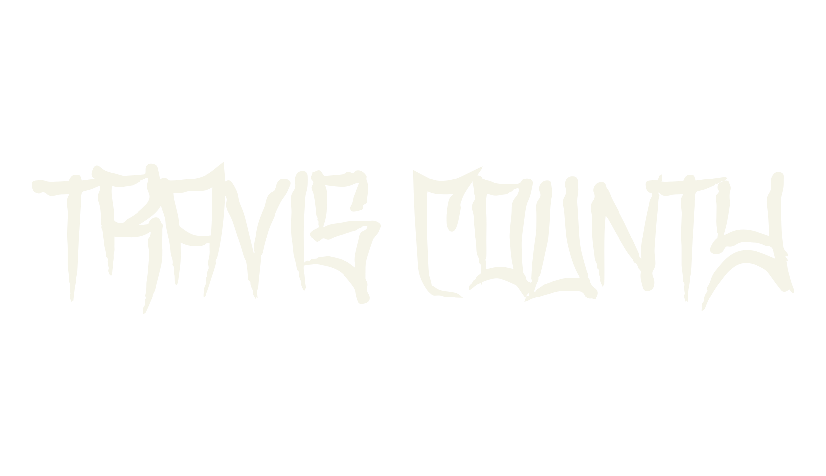 Travis County, fashion script font preview