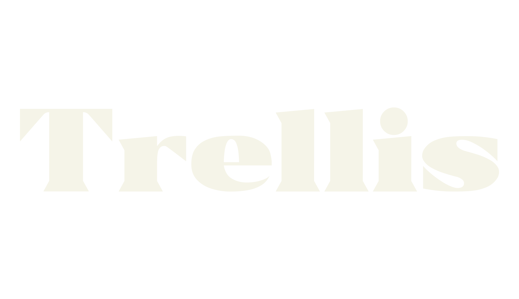 Trellis, design font preview