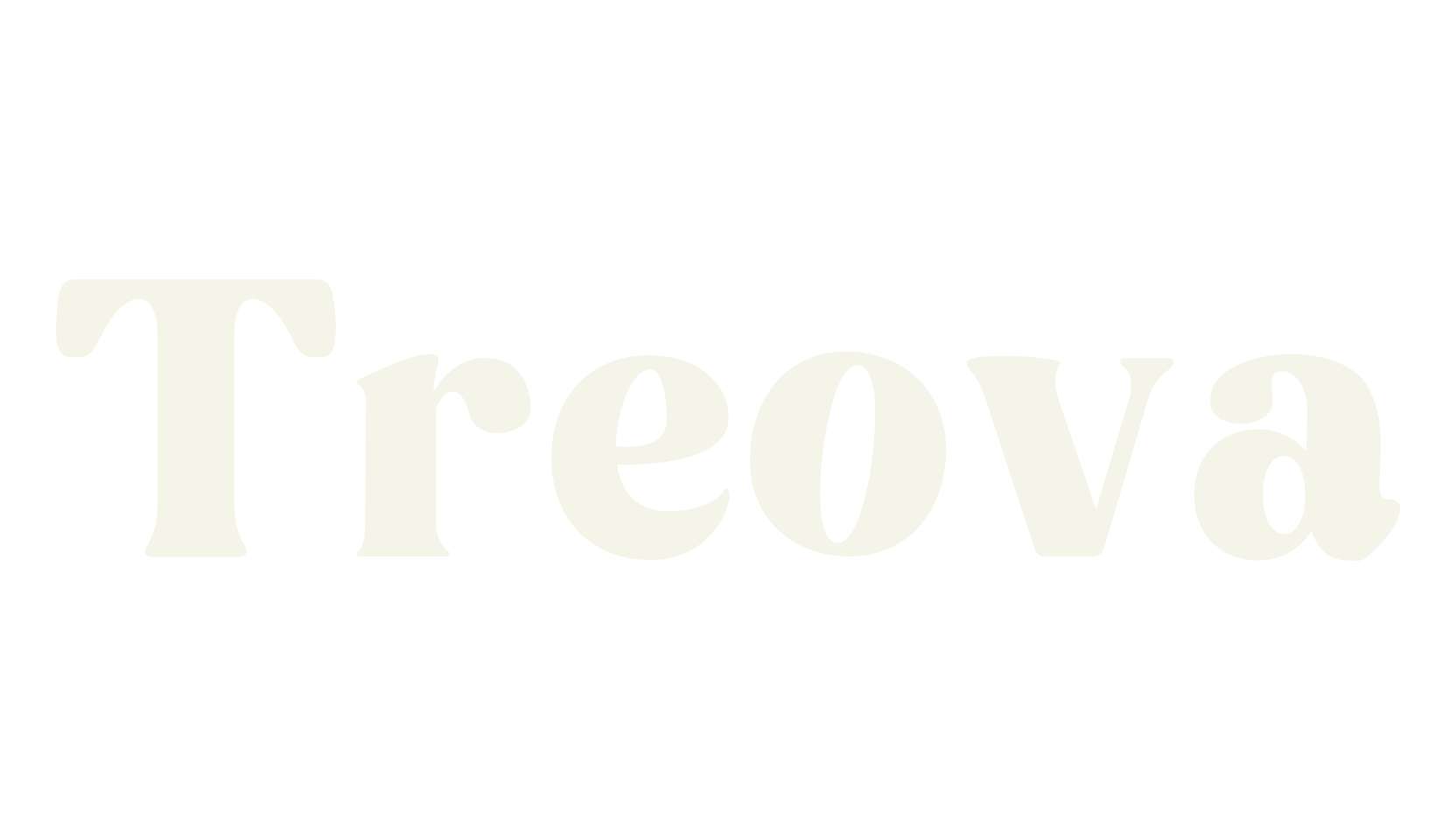 Treova, serif font preview