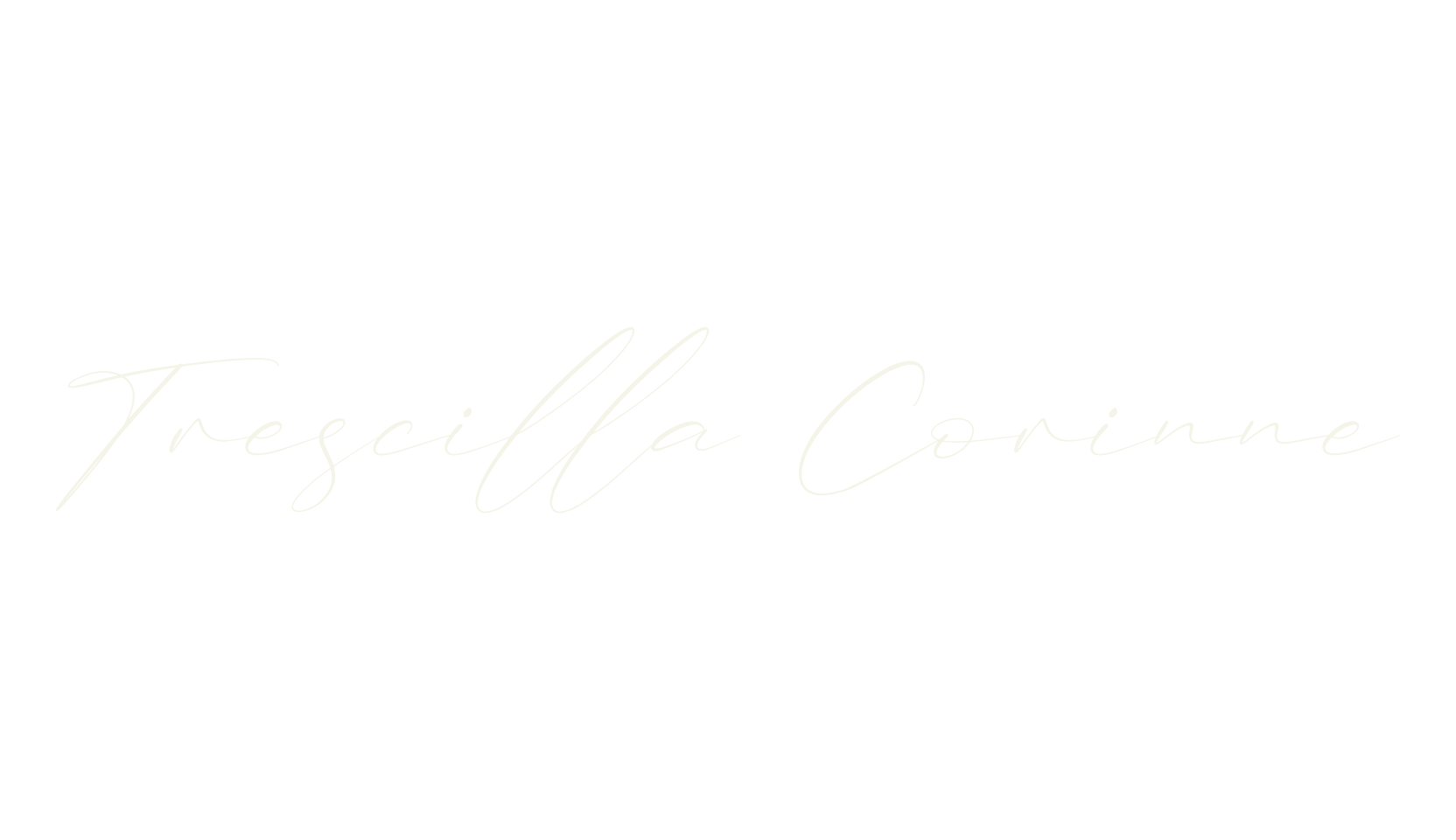 Trescilla Corinne, cursive font preview