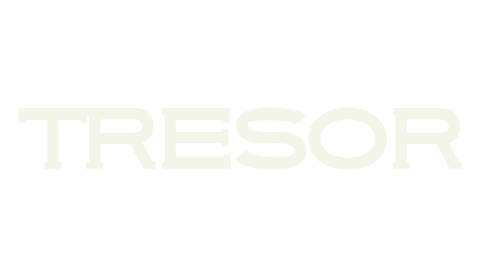 TRESOR, thick font preview