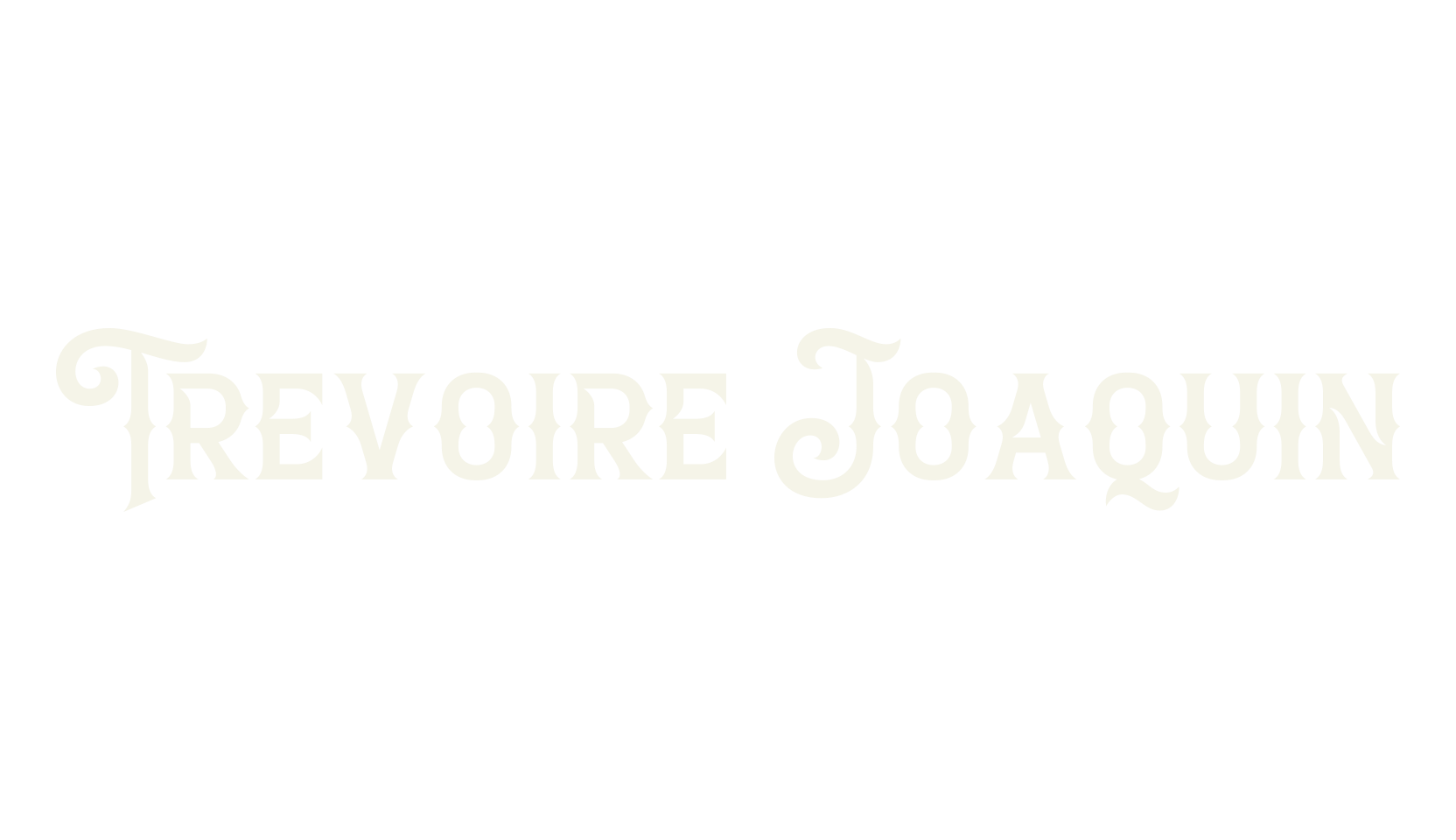 Trevoire Joaquin, victorian font preview