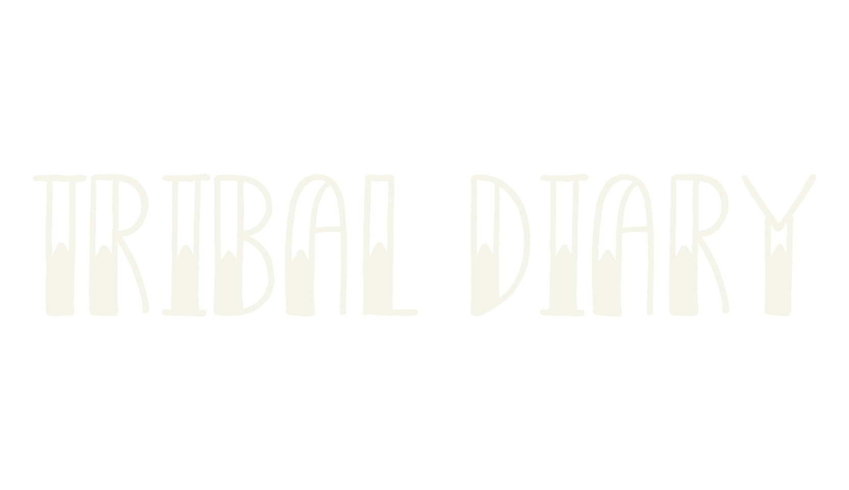 Tribal Diary, sans font preview