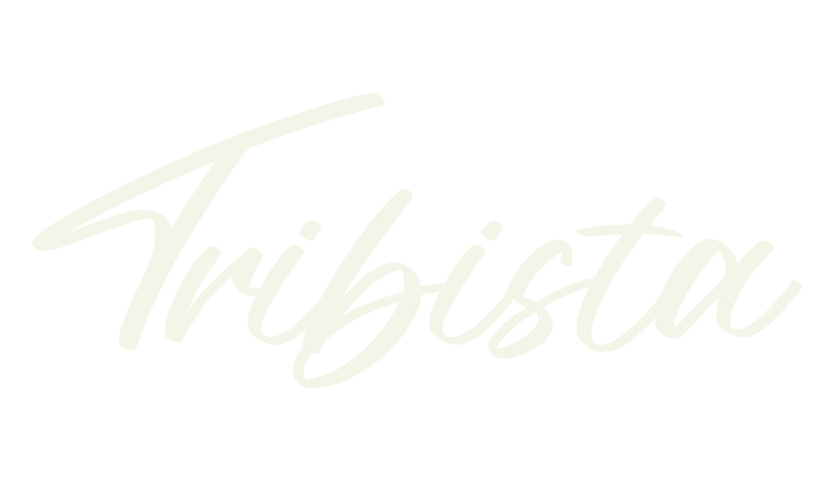 Tribista, cursive font preview