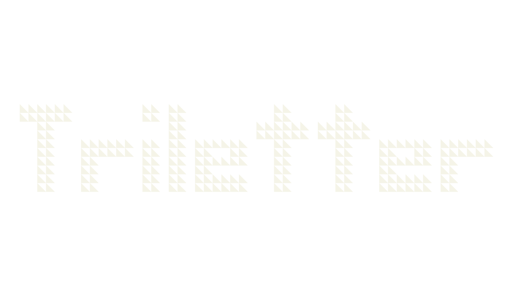 Triletter, display font preview