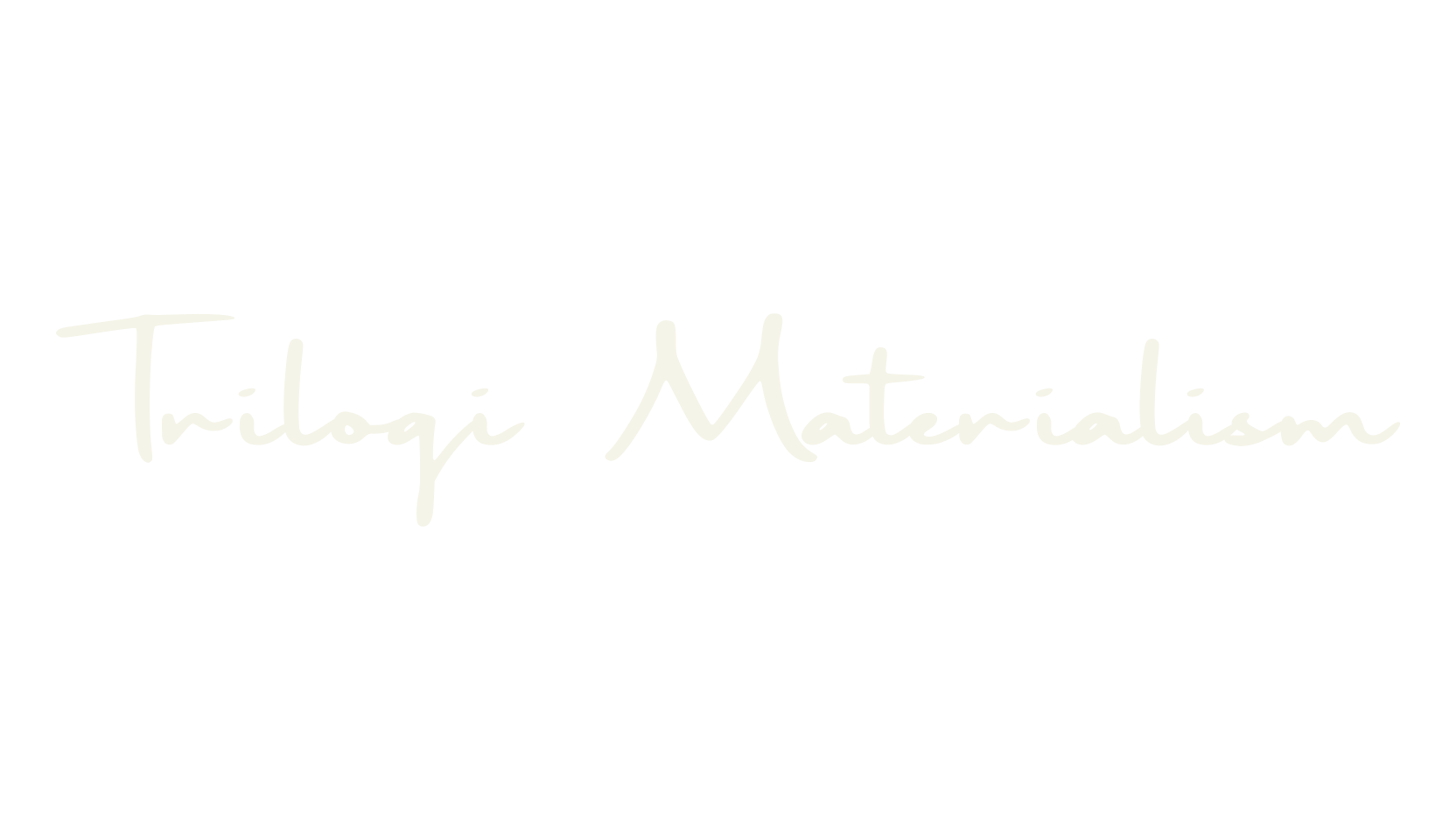 Trilogi Materialism, fancy font preview