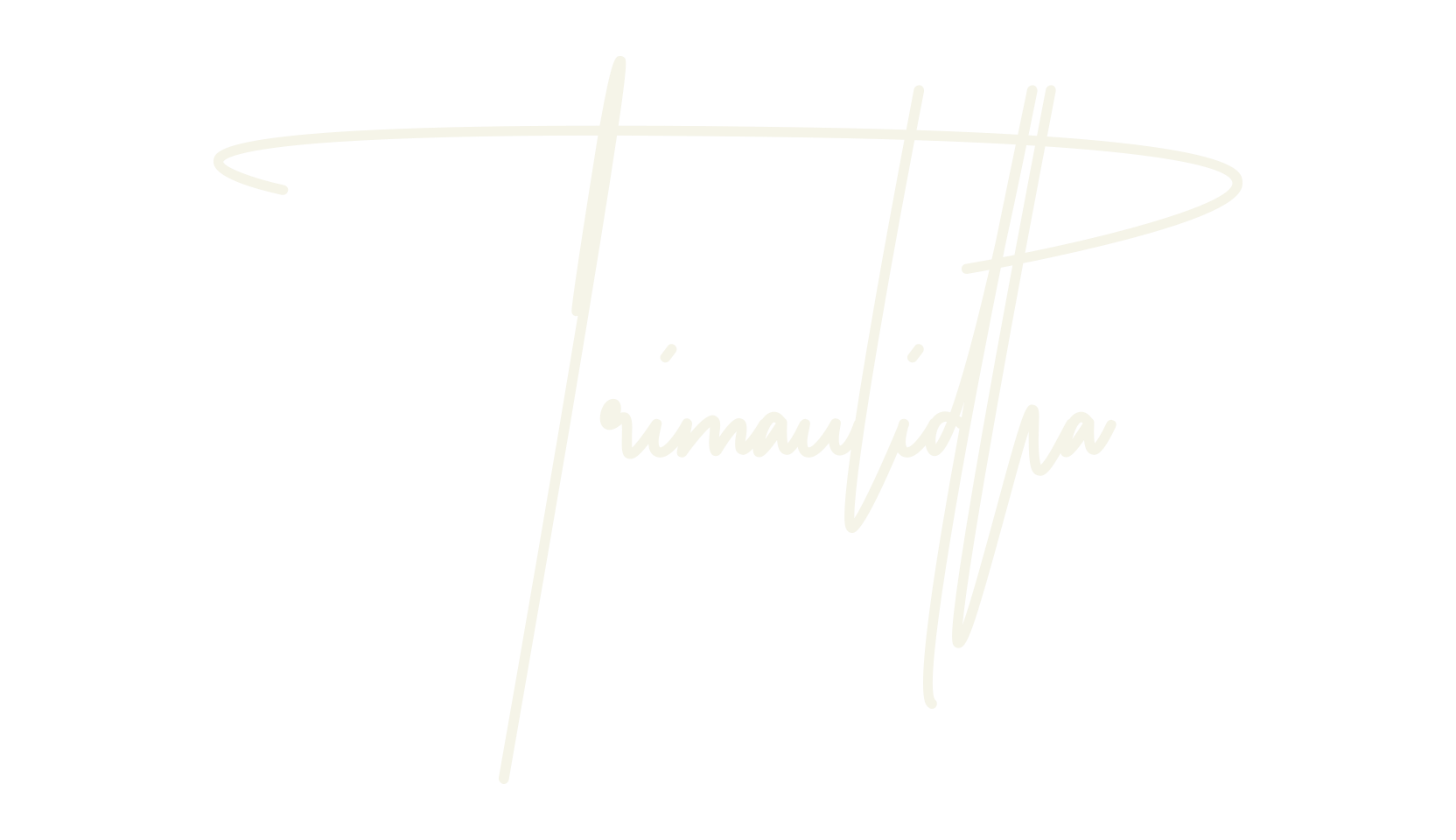 Trimaulidha, cursive font preview
