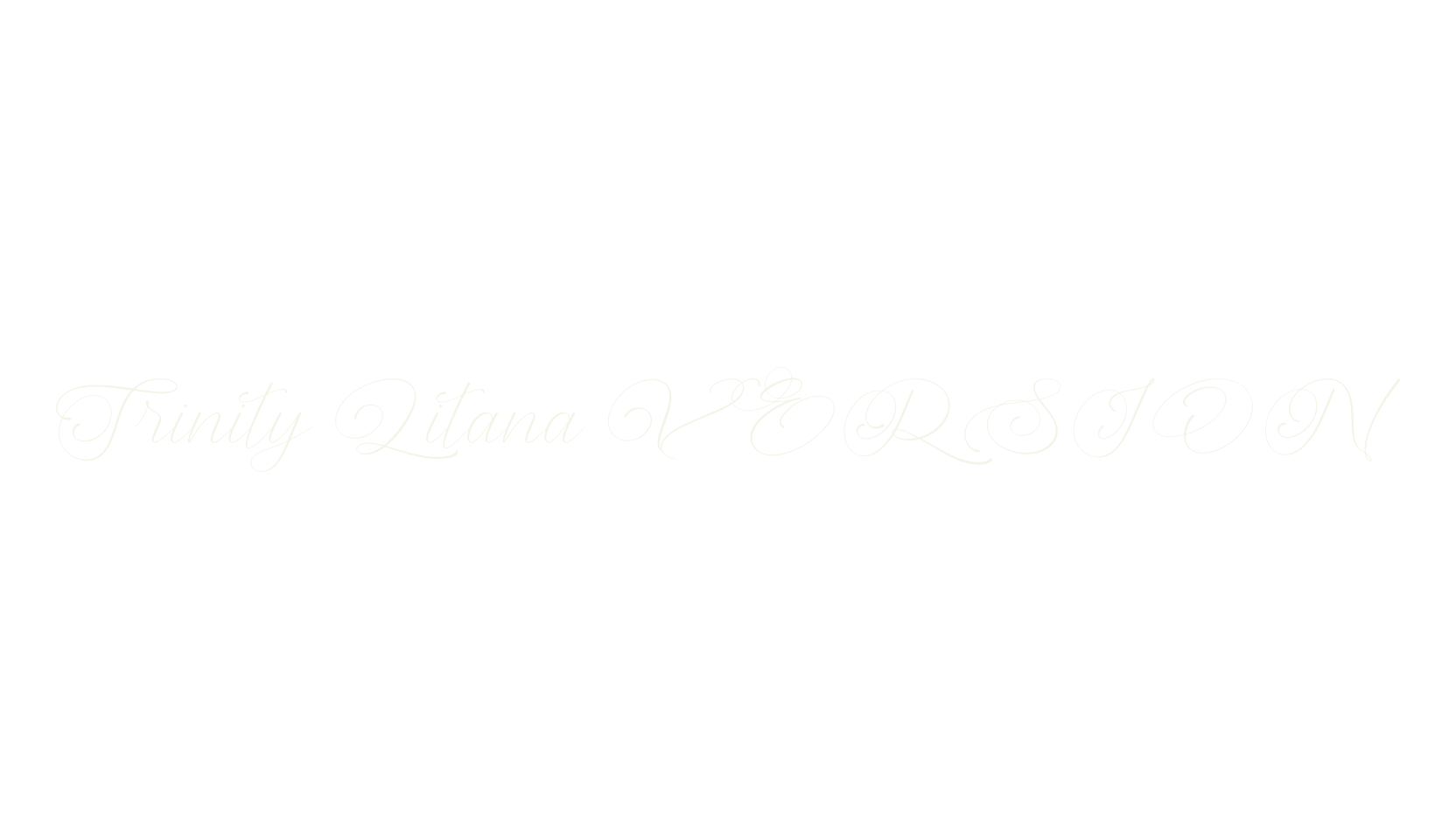 Trinity Litana VERSION, script font preview