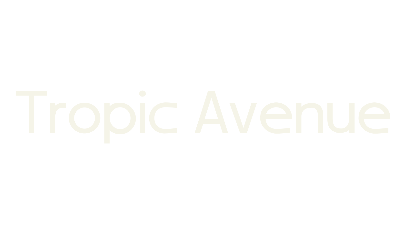 Tropic Avenue, sans serif font preview
