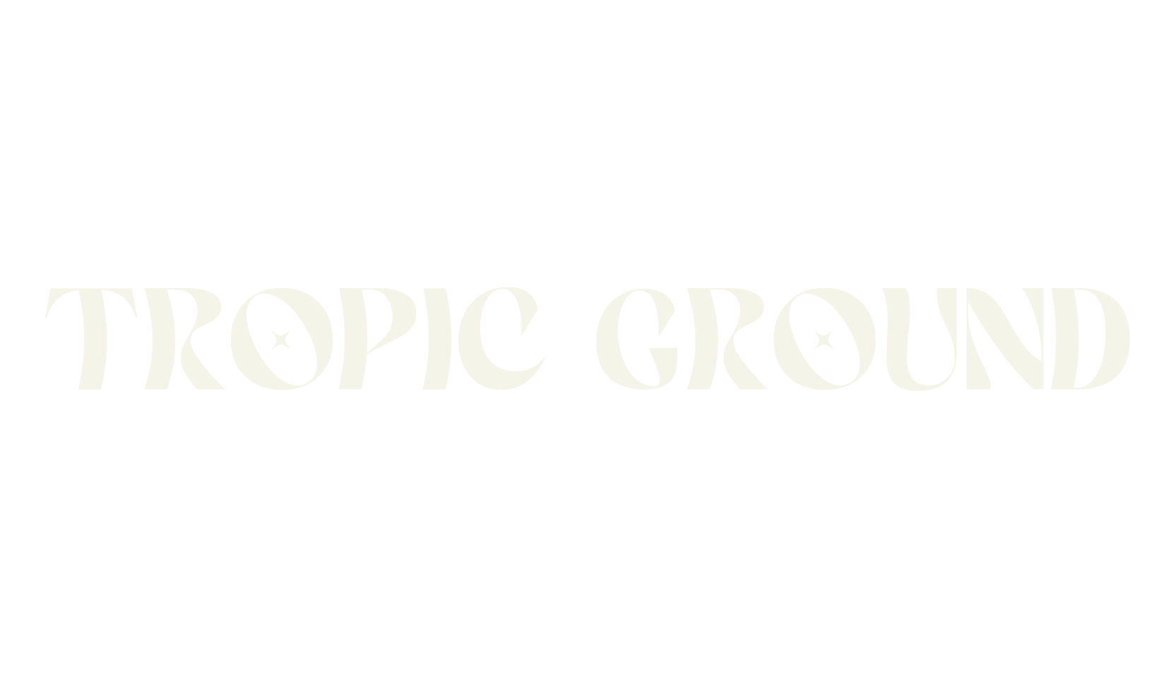Tropic Ground, bold font preview