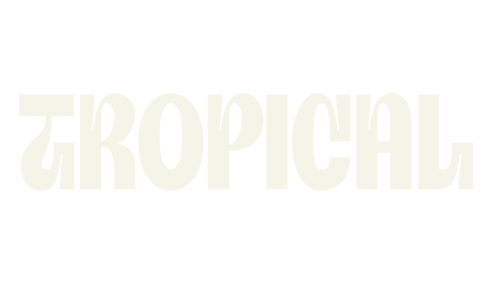 TROPICAL, beach font preview