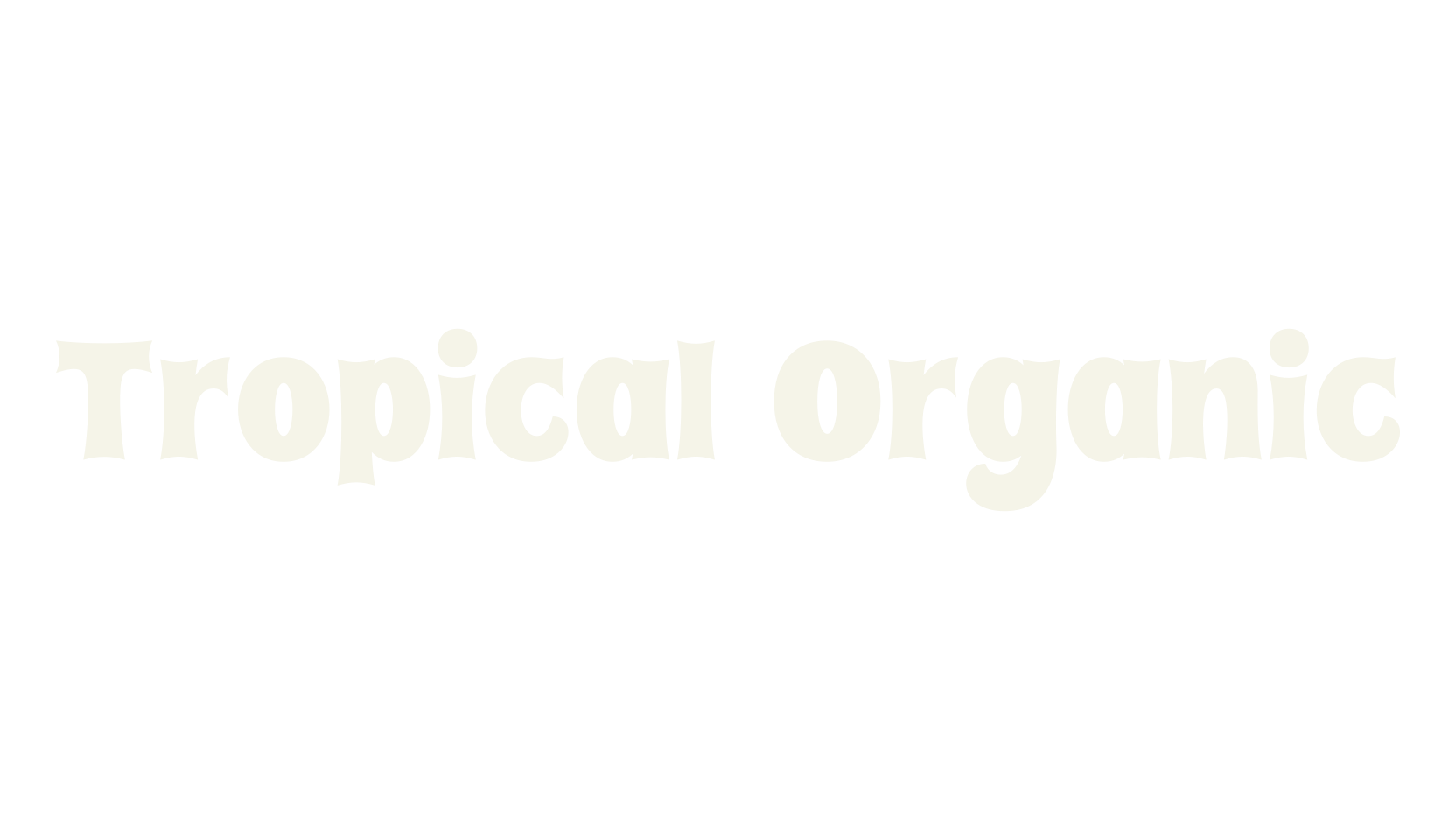 Tropical Organic, 70s font preview
