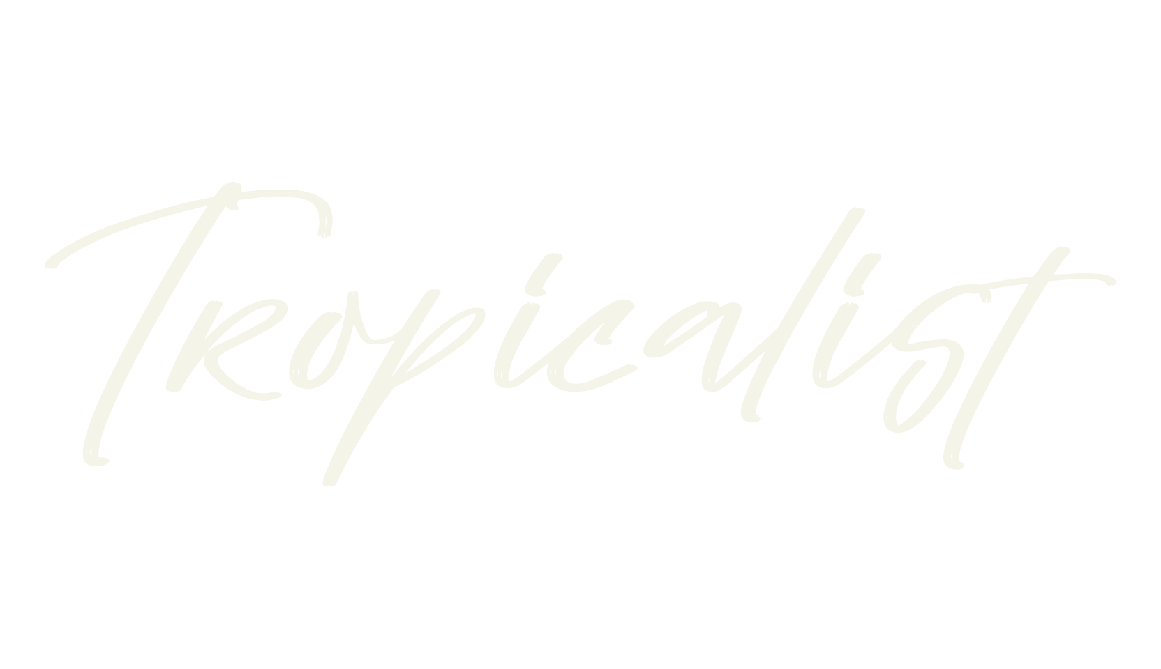 Tropicalist, script font preview