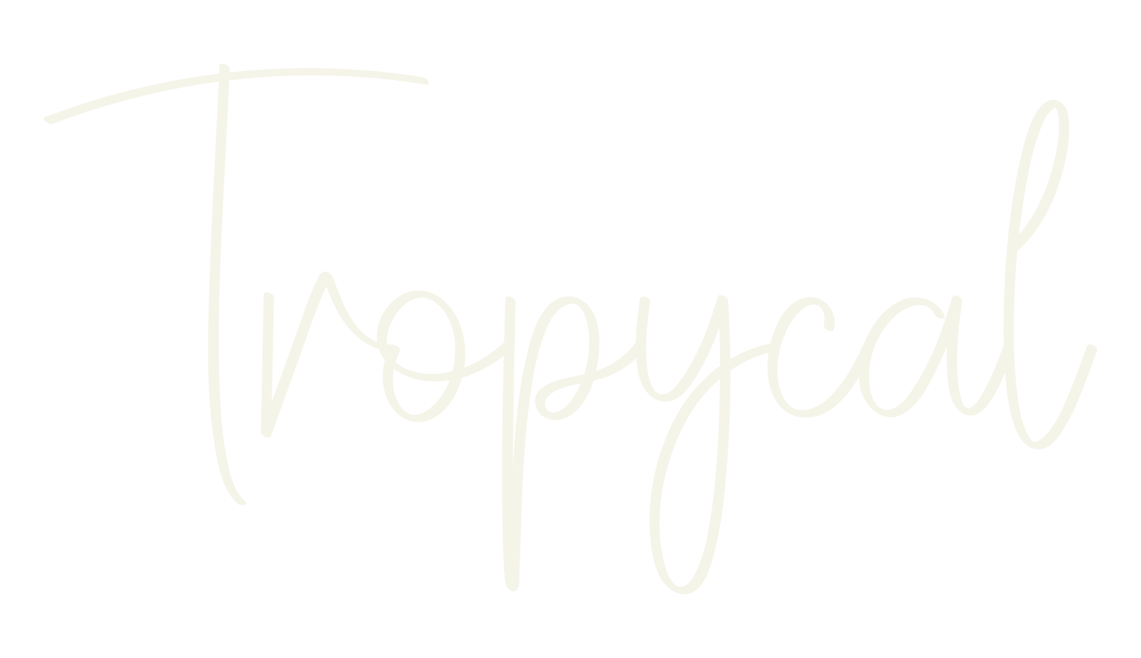 Tropycal, calligraphy font preview