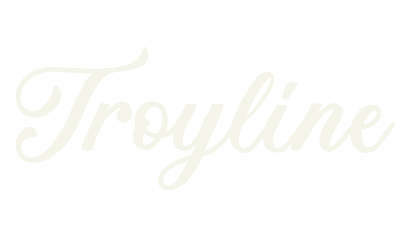 Troyline, pretty font preview