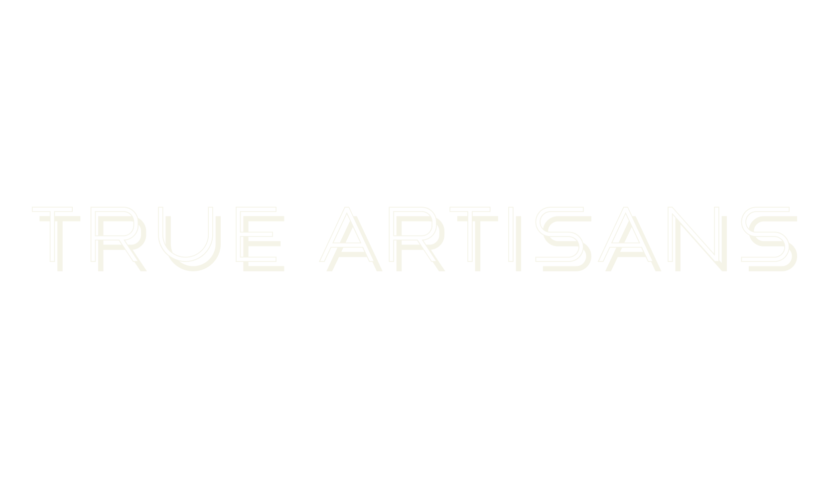True Artisans, 3d font preview