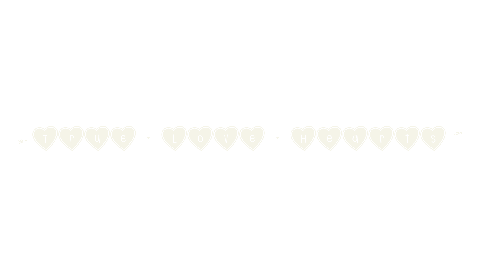 ( True _ Love _ Hearts ), display market font preview