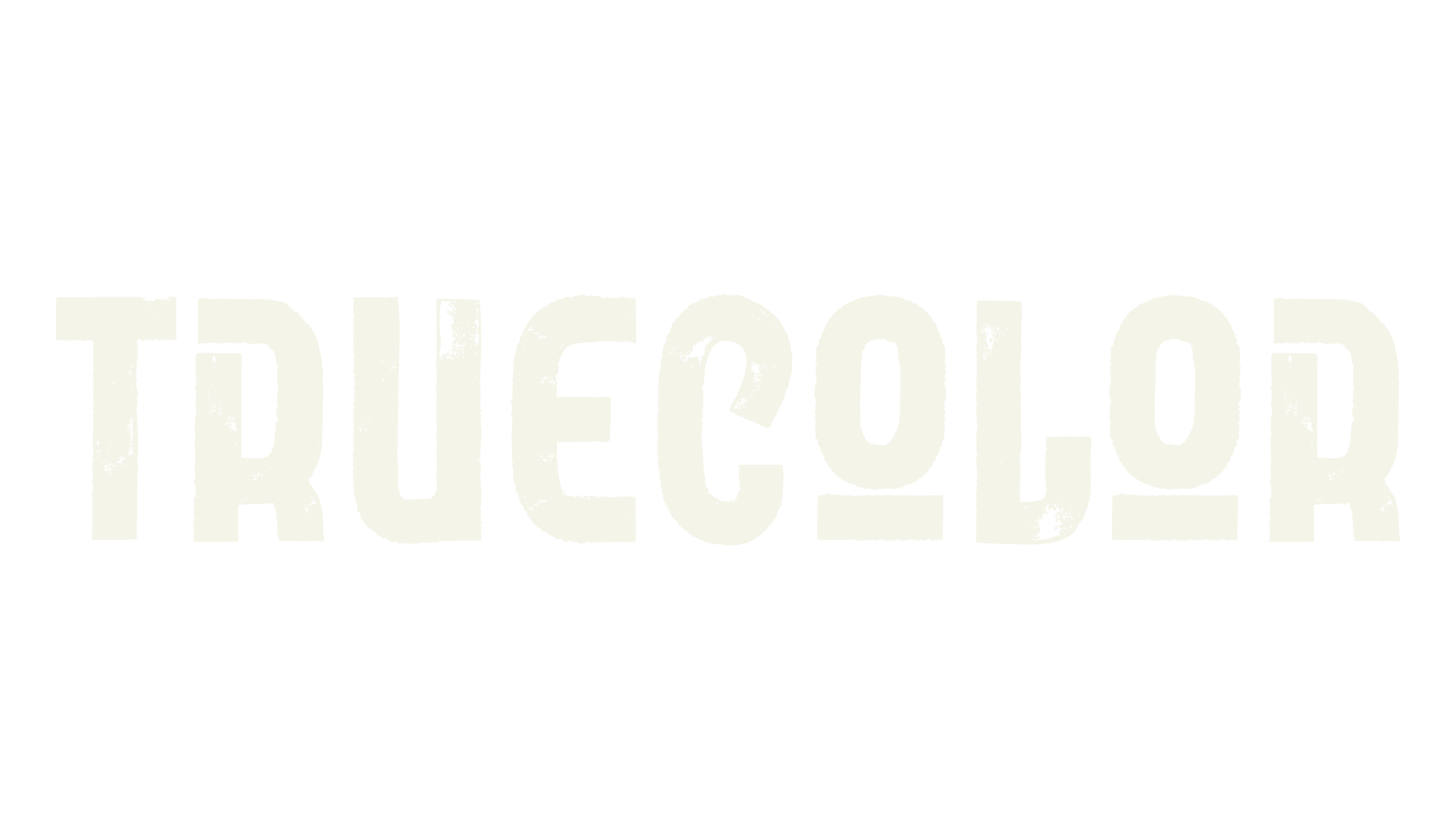 Truecolor, handwritten font preview