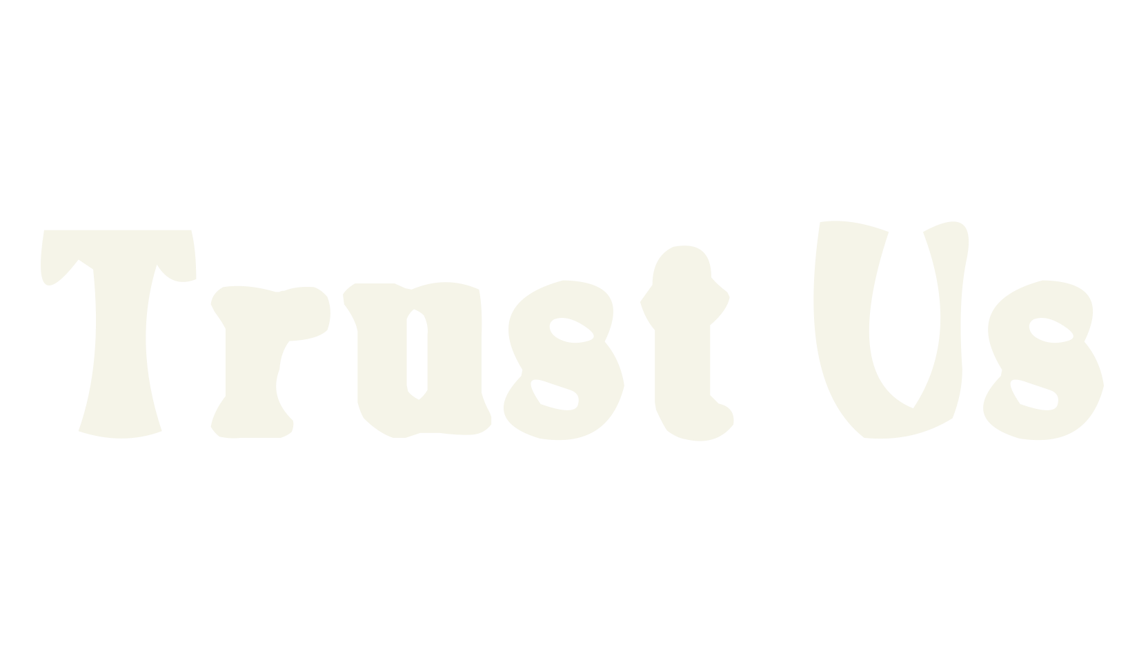 Trust Us, decorative font preview