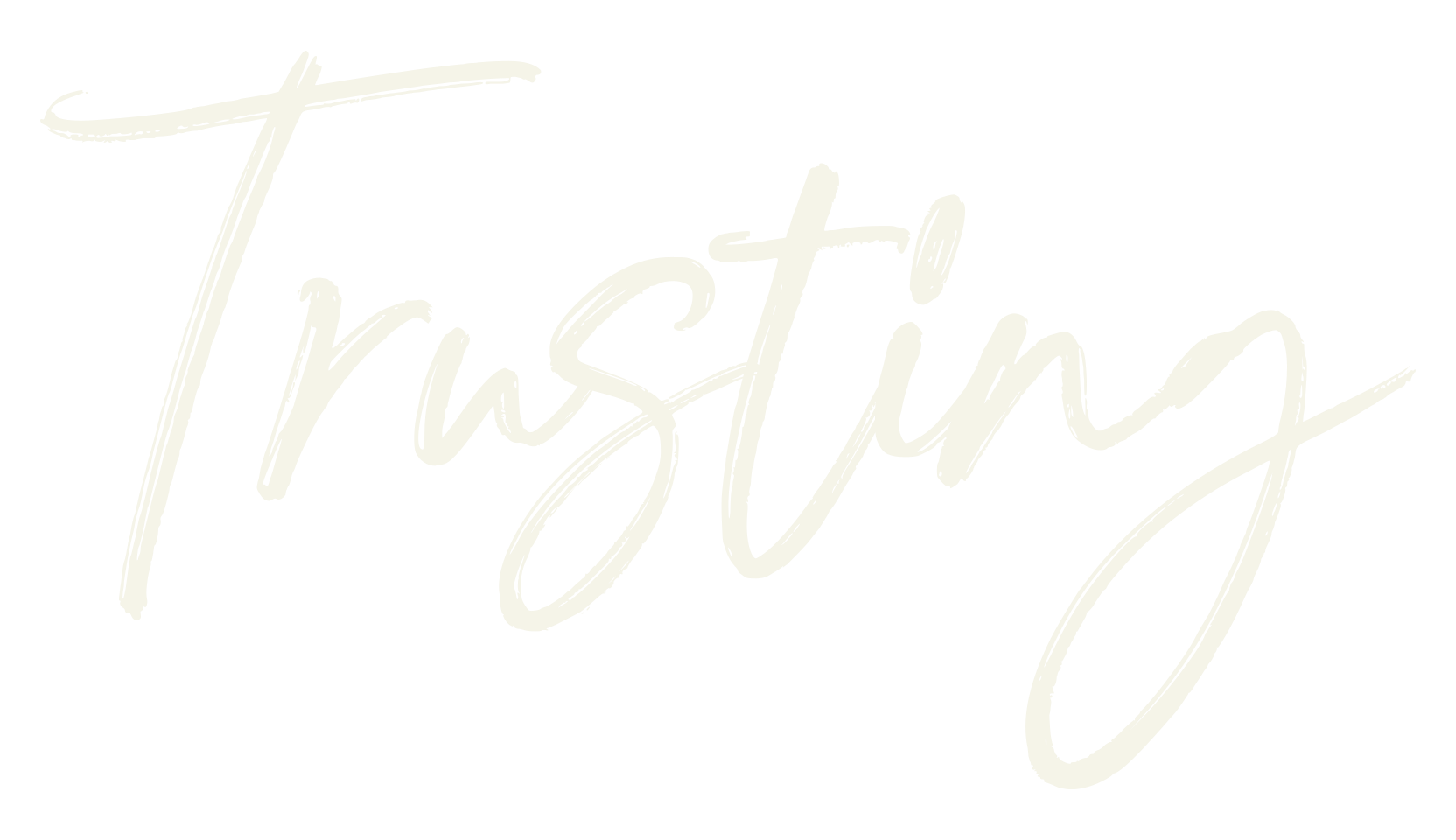 Trusting, fashion script font preview